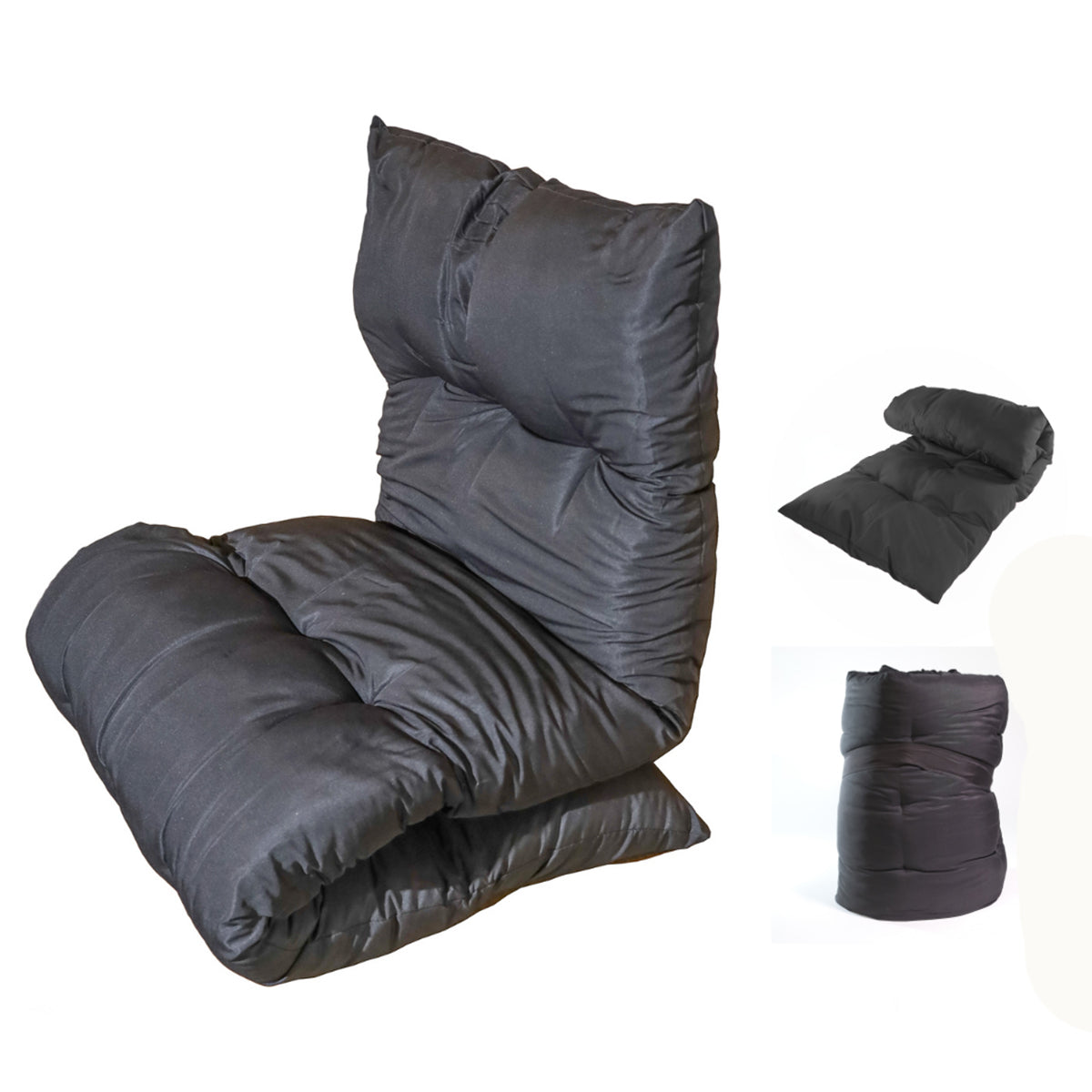Futon Colchonete Dobrável Solteiro Almofada Decorativo