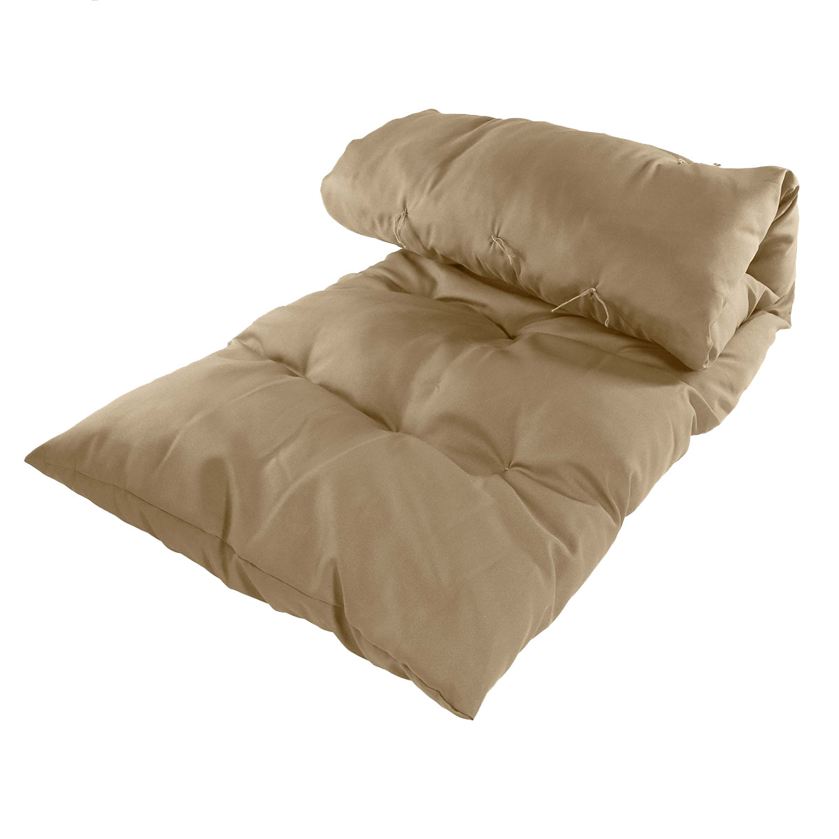 Futon Colchonete Dobrável Solteiro Almofada Decorativo