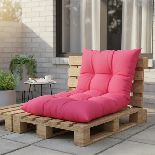 Almofada Futon 120x60 Cm Cadeira Sofá Pallet Espreguiçadeira