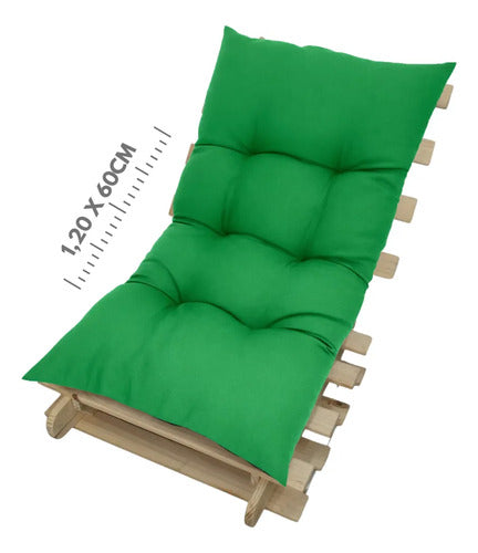 Almofada Futon 120x60 Cm Cadeira Sofá Pallet Espreguiçadeira