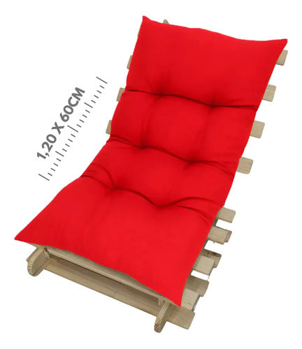 Almofada Futon 120x60 Cm Cadeira Sofá Pallet Espreguiçadeira