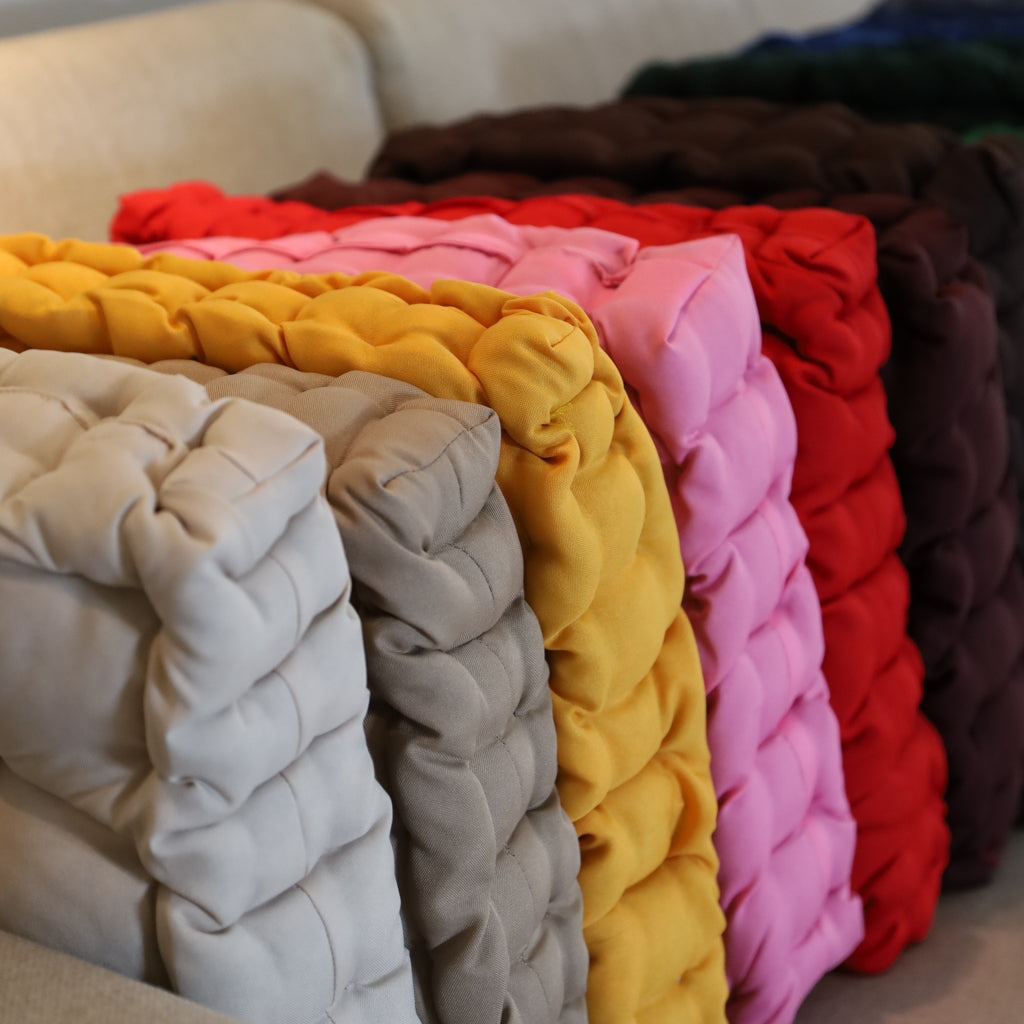 Almofada Futon Turca 40x40 Decoração Sofa Poltrona Pallet Varias Cores