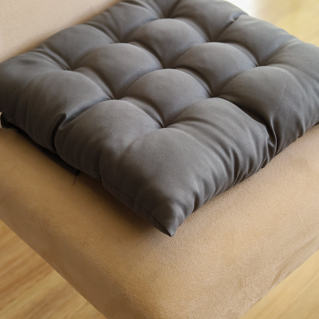 Kit 2 Almofadas Decorativa Futon Assento De Cadeira Sofá Pallet Banco Diversas Cores 40x40cm Macio