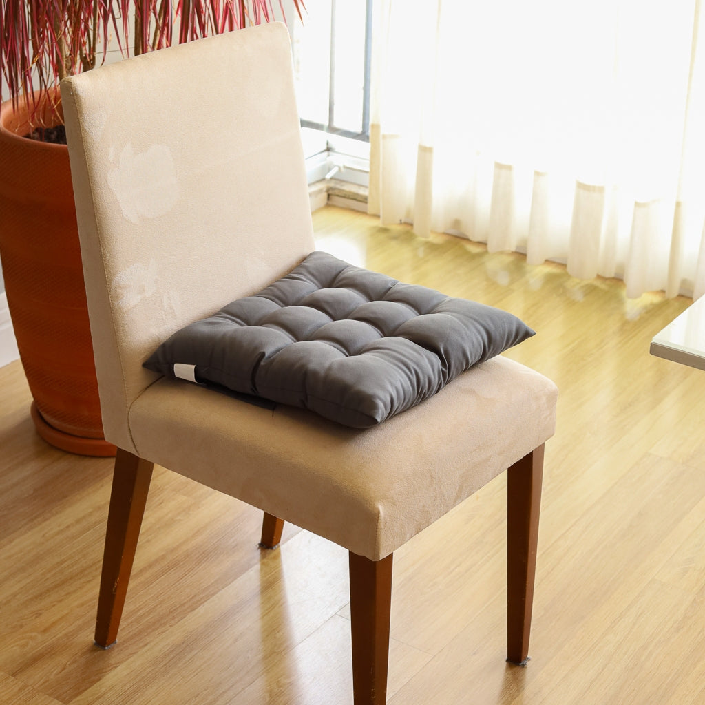 Kit 2 Almofadas Decorativa Futon Assento De Cadeira Sofá Pallet Banco Diversas Cores 40x40cm Macio