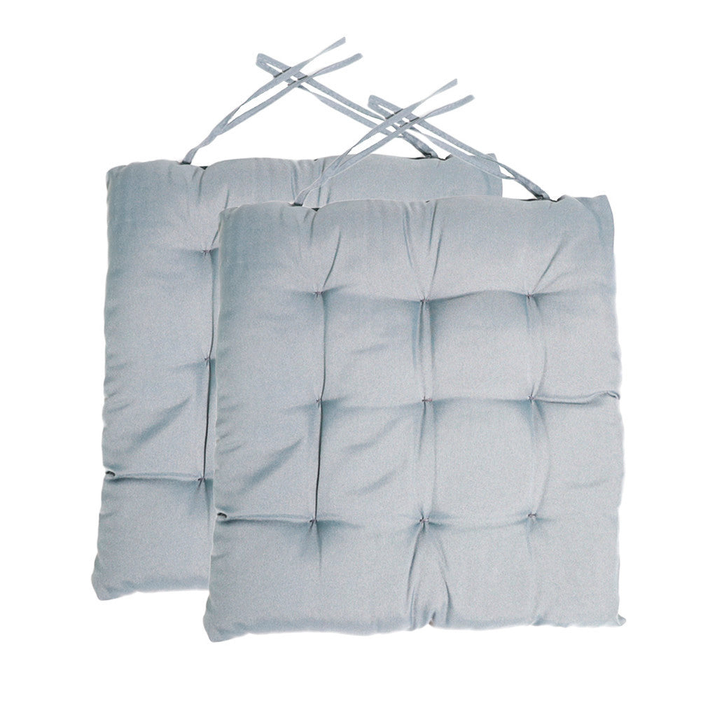 Kit 2 Almofadas Assento de Cadeira 40x40 Futon Macio Assento Encosto