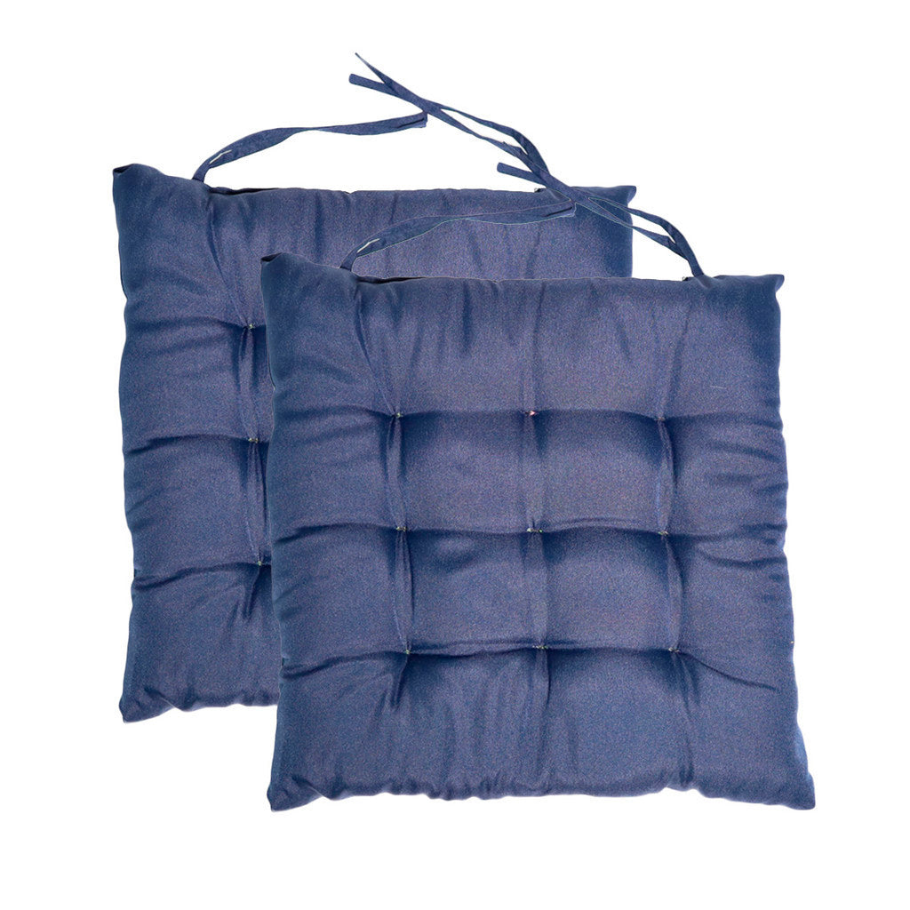 Kit 2 Almofadas Decorativa Futon Assento De Cadeira Sofá Pallet Banco Diversas Cores 40x40cm Macio