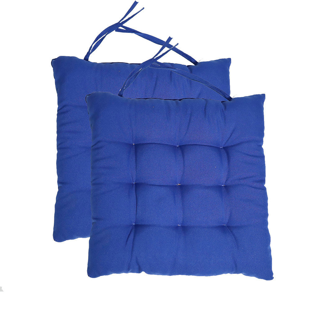 Kit 2 Almofadas Assento de Cadeira 40x40 Futon Macio Assento Encosto